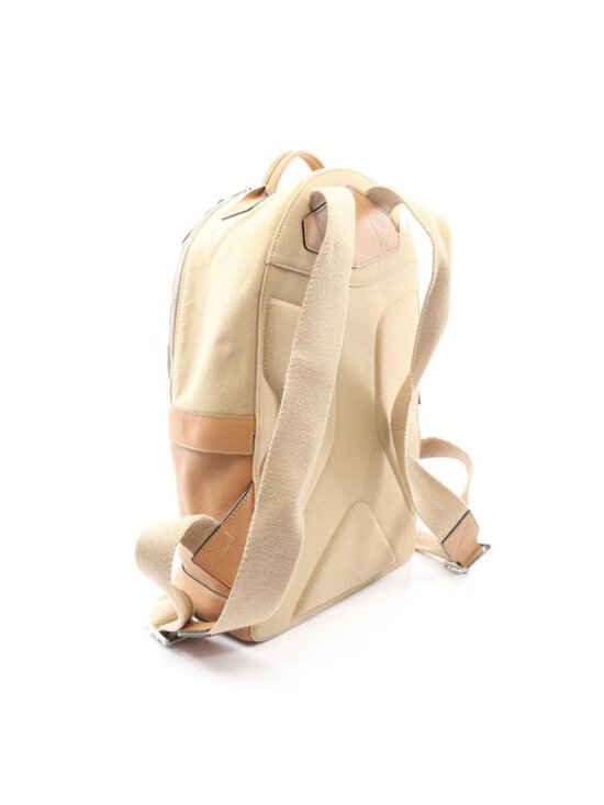 Loewe Backpack Round Beige Canvas Leather main image 9
